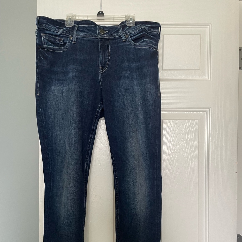 Silver Jeans Women's Dark Blue Skinny Jeans